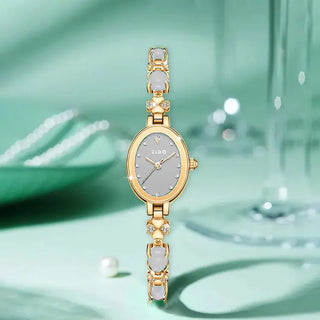 Simple Fashion Temperament Entry Lux Quartz Diamond Waterproof Women's Wrist Watch Phosgene