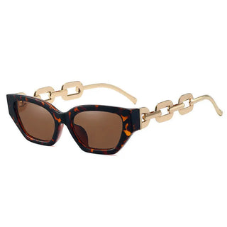 Small Frame Sunglasses, Personalized Chain Temples,Sunshade Sunglasses Phosgene