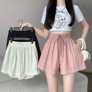 Small Ice Silk Shorts Wide Leg Phosgene