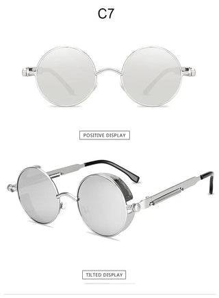 Sunglasses Steampunk Sunglasses Metal Spring Foot Sunglasses Phosgene