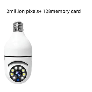 WiFi CAMERA 1080P Bulb 4X Zoom Camera E27 Home 5GWiFi Alarm Monitor Phosgene