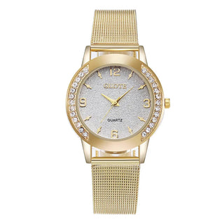 Women's Fashion Diamond Case Quartz Watch Phosgene