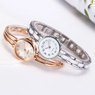 Women's Fashion Simple Diamond-set Bracelet Watch Phosgene