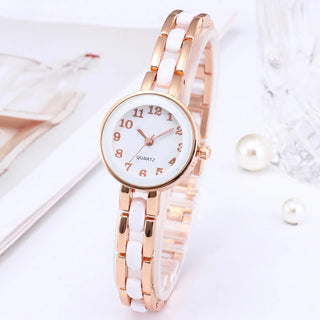 Women's Fashion Simple Diamond-set Bracelet Watch Phosgene