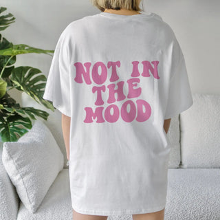 Women's Letters Not In The Mood Printed T-shirts Phosgene