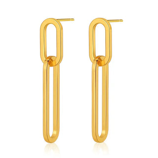 Women's Long And Simple Clip Earrings Phosgene