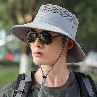 Spring And Summer Hat Outdoor Mountaineering Sun Hat Folding - Phosgene