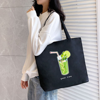 Women's Canvas Bag New Shoulder Handbag Student Tote One Piece - Phosgene