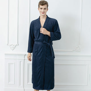 Four Seasons Towel Bathrobe Japanese And Korean Men's Bathrobe Beauty Salon Hotel Same Style Couple Cross-border - Phosgene