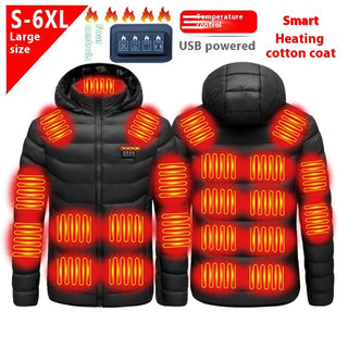 District 21 Heating Cotton-padded Clothes Men's Intelligent Charging Constant Temperature - Phosgene