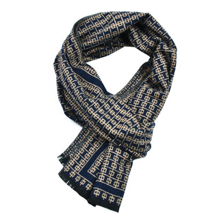 Double-sided Thick Warm Korean Men's Knitted Scarf - Phosgene