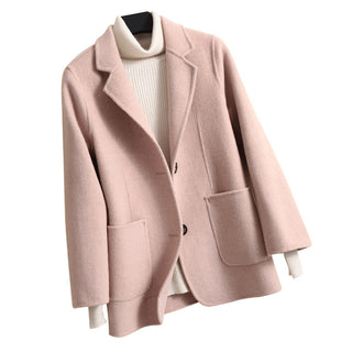 Women's Double Wool Cashmere Coat - Phosgene