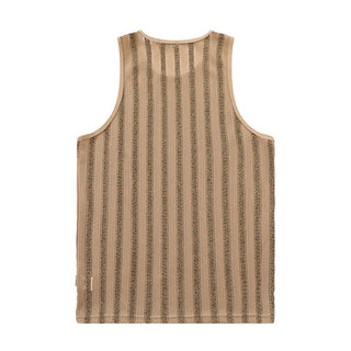 Men's Loose Breathable Vertical Stripes Casual Vest Phosgene