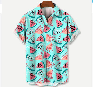 Men's Plus Size 3D Shirt Printing Hawaii Phosgene