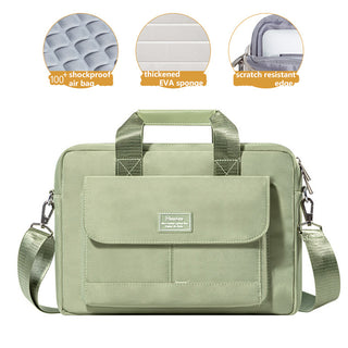 Simple And Creative Solid Color Laptop Bag - Phosgene