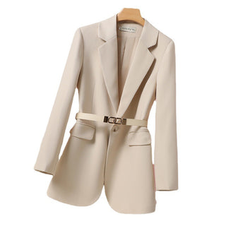 Women's Straight Tube Type Suit Jacket - Phosgene