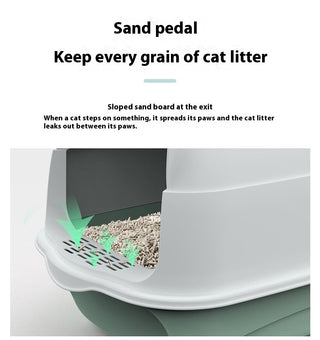 Litter Box Fully Enclosed Cat Toilet - Phosgene