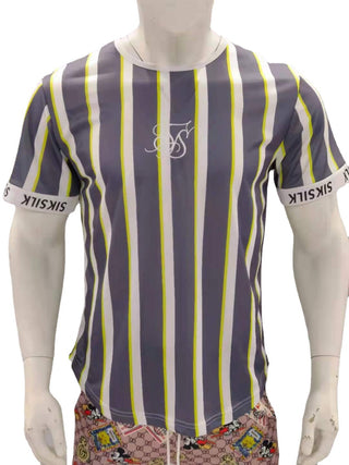 Trendy Men's Vertical Striped Sports Top Phosgene