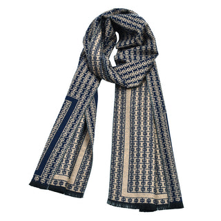 Double-sided Thick Warm Korean Men's Knitted Scarf - Phosgene