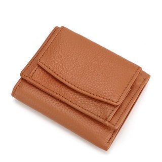 Minimalist And Creative Multi Card Mini Leather Wallet Phosgene