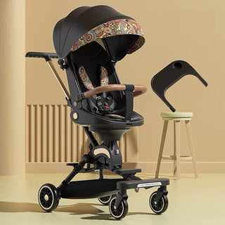 Can Sit And Lie Flat Two-way Folding Lightweight Shock-absorbing High-view Stroller - Phosgene