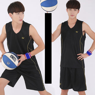 Basketball Sports Suit Men's Summer Casual Wear Sleeveless Thin Vest Running Suit Shorts Sportswear - Phosgene