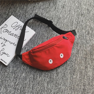 Children's Single-shoulder Waist Bag Funny Pattern - Phosgene