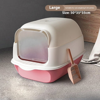 Litter Box Fully Enclosed Cat Toilet - Phosgene