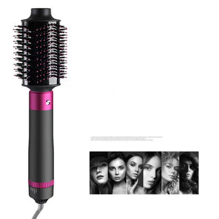 Professional 5 In 1 Hair Dryer Brush Dryer And Straightening Brush Electric Hair Styling Tool Automatic Hair Curler Beauty Supplies Gadgets - Phosgene