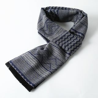 Simple Plaid Warm Keeping Artificial Cashmere Scarf - Phosgene