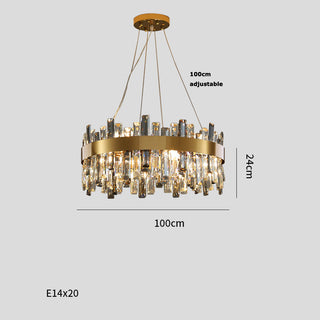 Crystal Chandelier Living Room Lights Simple - Phosgene