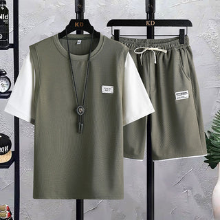 Suit Short Sleeve T-shirt Men's Summer Phosgene