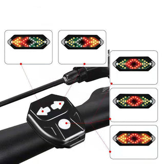 USB Charging With Horn Night Riding Flashing Turn Warning Light - Phosgene