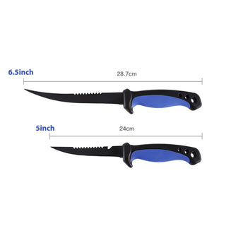 Stainless Steel Back Tooth Phosphorus Fishing Knife Cover - Phosgene