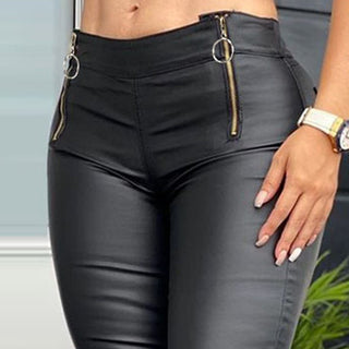 Women's Black Tight Pants In Europe And America - Phosgene