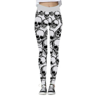 Women's Fashion Halloween High Waist Elastic Yoga Sports Leggings - Phosgene