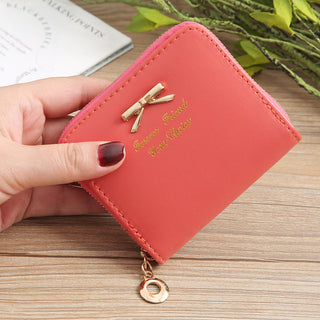 Women's Zipper Short Coin Purse Phosgene