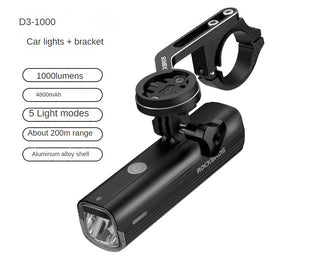 Bicycle light headlights night riding glare flashlight USB charging - Phosgene