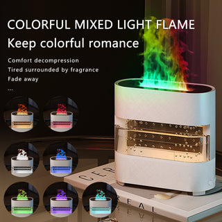 2024 New Products Rain Cloud Fire Humidifier Water Drip Novedades 2024 Rain Water Diffuser Fire Flame Humidifier Aroma Diffuser - Phosgene