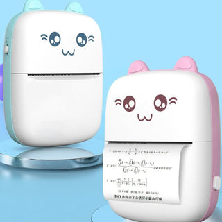 Mini Printer Portable Mini Bluetooth WiFi New Wrong Printer Mobile Phone Photo Title Note Hot Print Pocket Student Error Label Printer - Phosgene