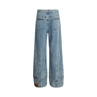 Fashion Personality Denim Trousers Men Phosgene