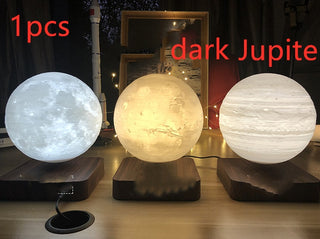 Magnetic Levitation Table Lamp Moon Light 3D Printing Planet Night Light - Phosgene