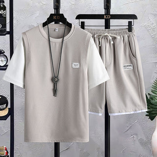 Suit Short Sleeve T-shirt Men's Summer Phosgene