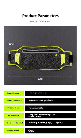 Sports Waist Bag For Men And Women Running Device - Phosgene