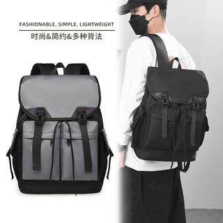 Flip Large Capacity Travel Backpack Outdoor Casual Fashion Backpack - Phosgene