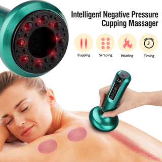 Electric Vacuum Cupping Massager For Body Anti-Cellulite Suction Cup Gua Sha Massage Body Cups Guasha Fat Burning Slimming Jars - Phosgene