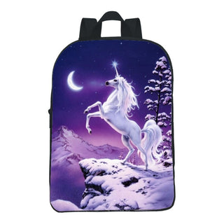 12-inch Digital Printing Animal Horse Backpack Phosgene