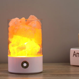 USB Crystal Light Himalayan Salt LED Lamp - Phosgene