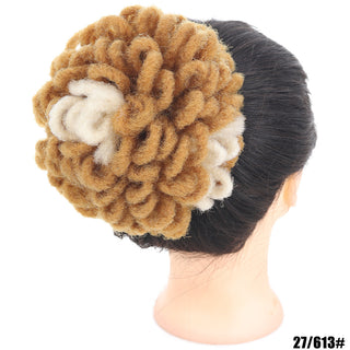 African Wig Bun Hair Bag Drawstring Dreadlocks Afro Hair Bag - Phosgene