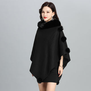 Fashion Faux Fur Jacket Women Shawl Scarf - Phosgene